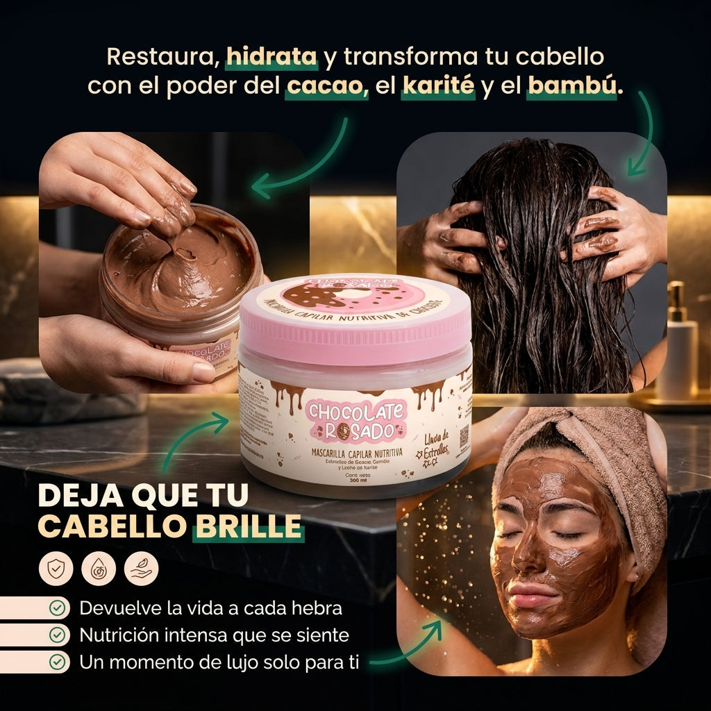 Mascarilla Nutritiva Chocolate Rosado