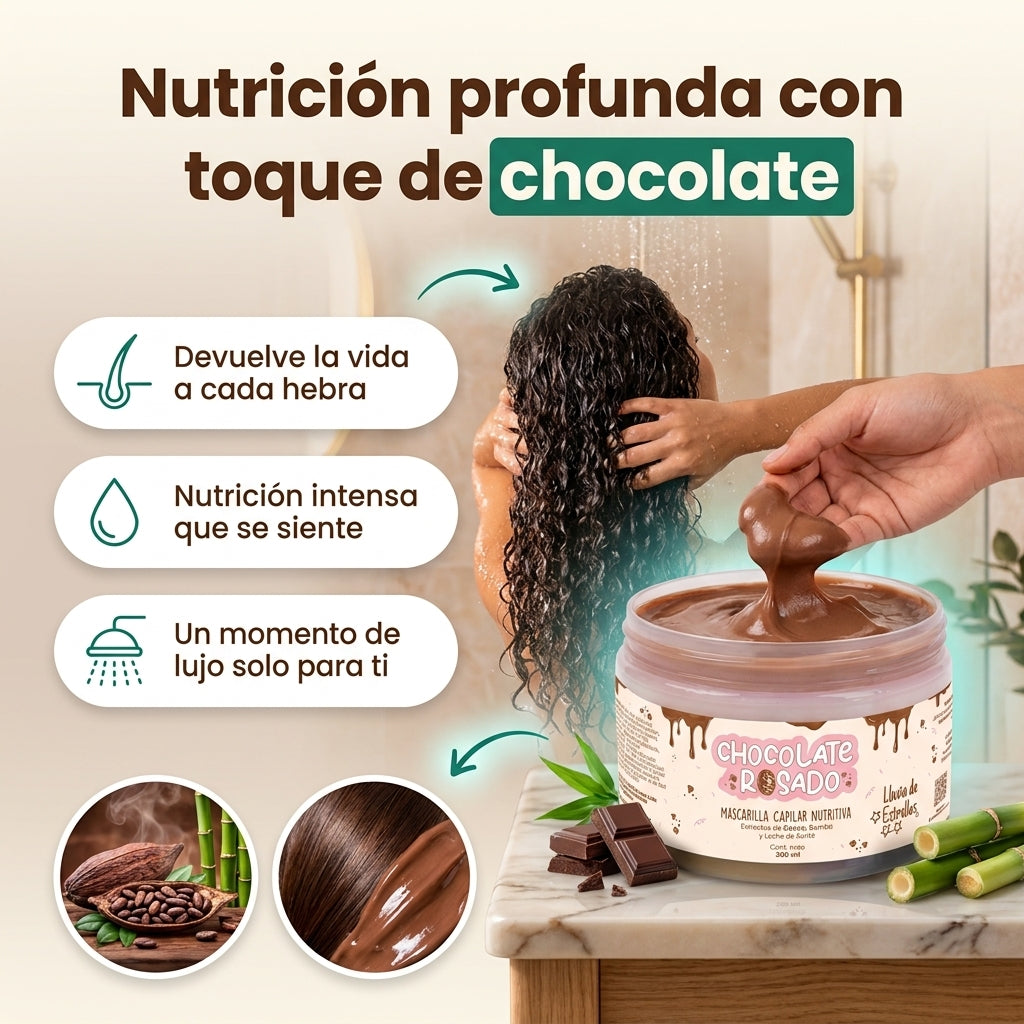 Mascarilla Nutritiva Chocolate Rosado