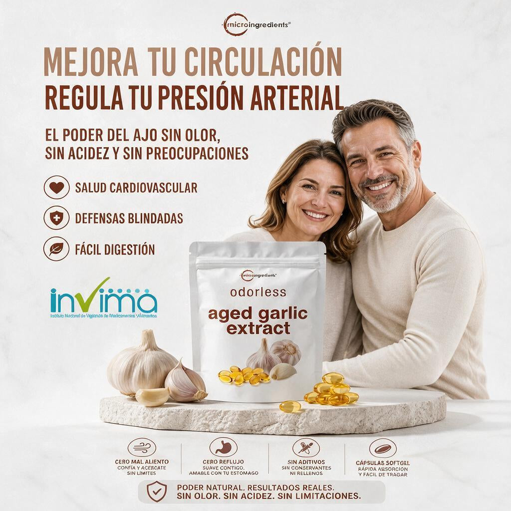 Extracto de Ajo Envejecido Sin Olor