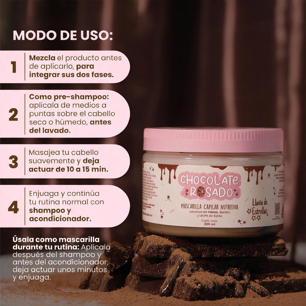 Mascarilla Nutritiva Chocolate Rosado
