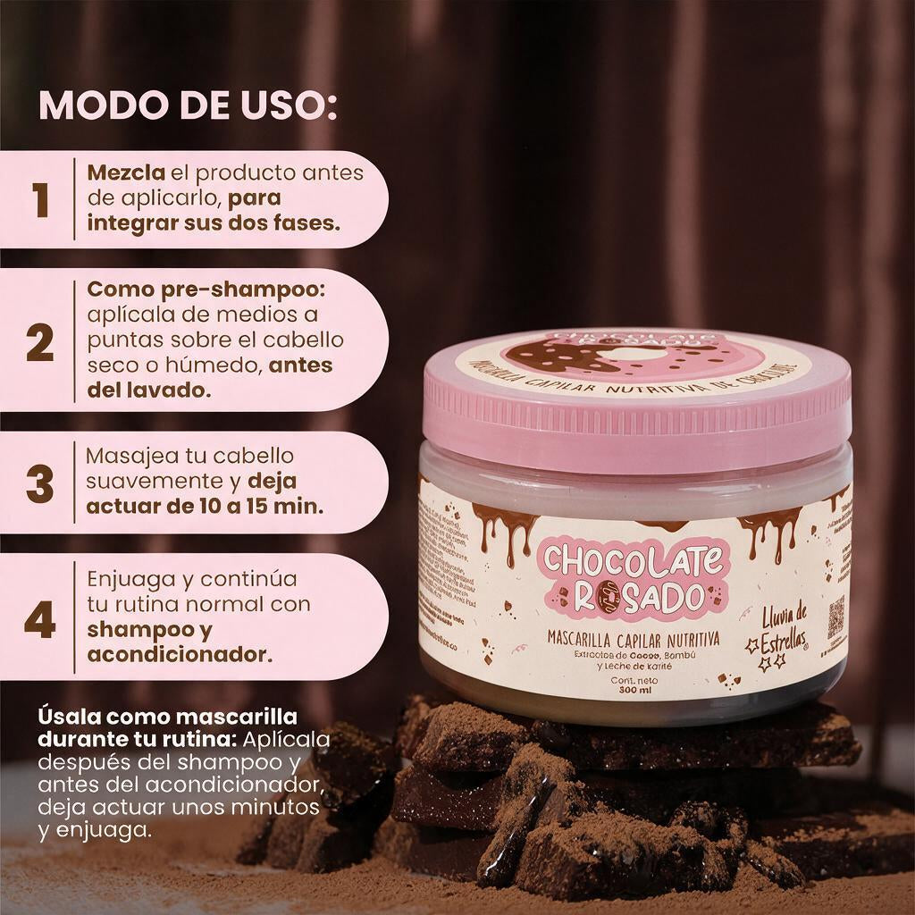 Mascarilla Nutritiva Chocolate Rosado
