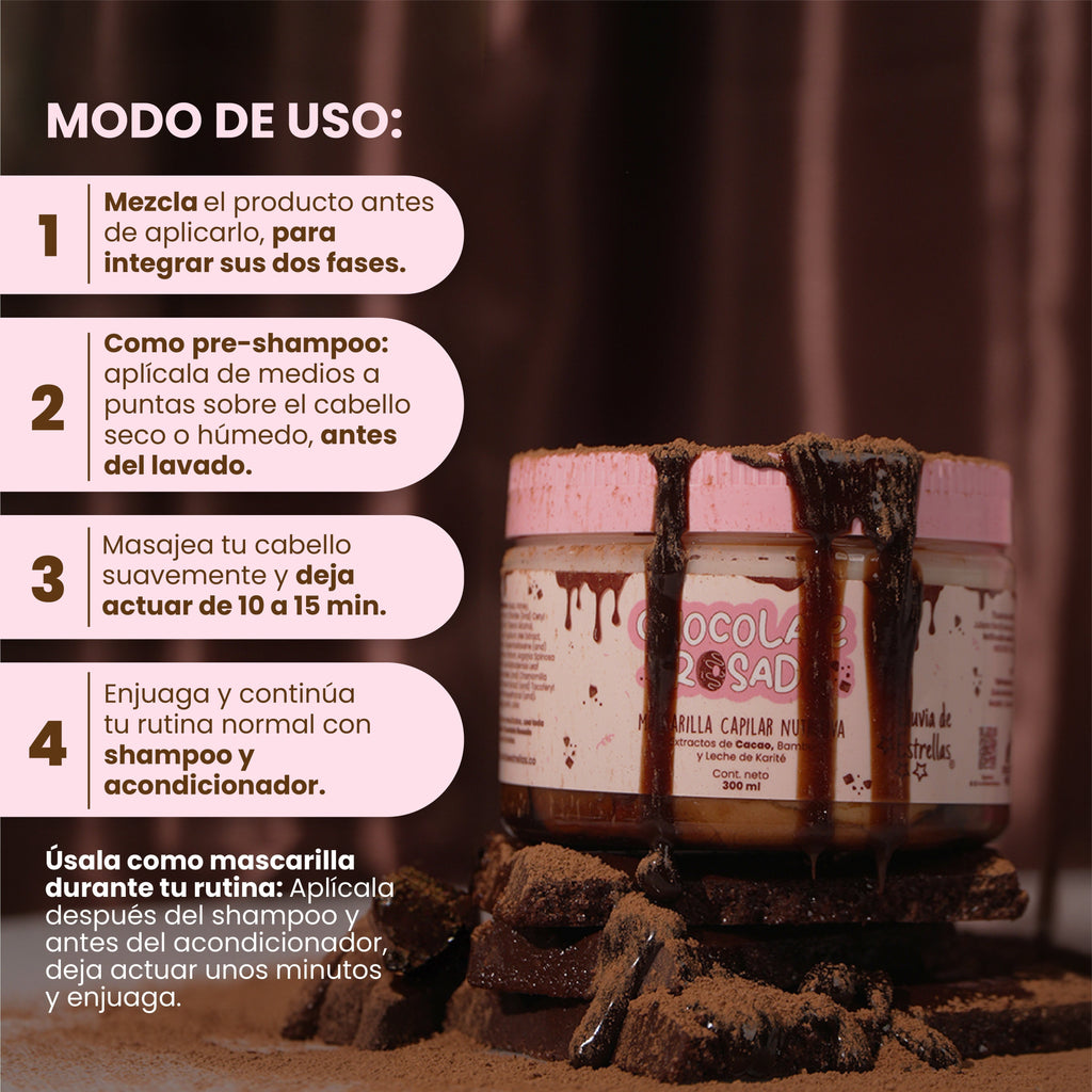 Mascarilla Nutritiva Cacao Rosado