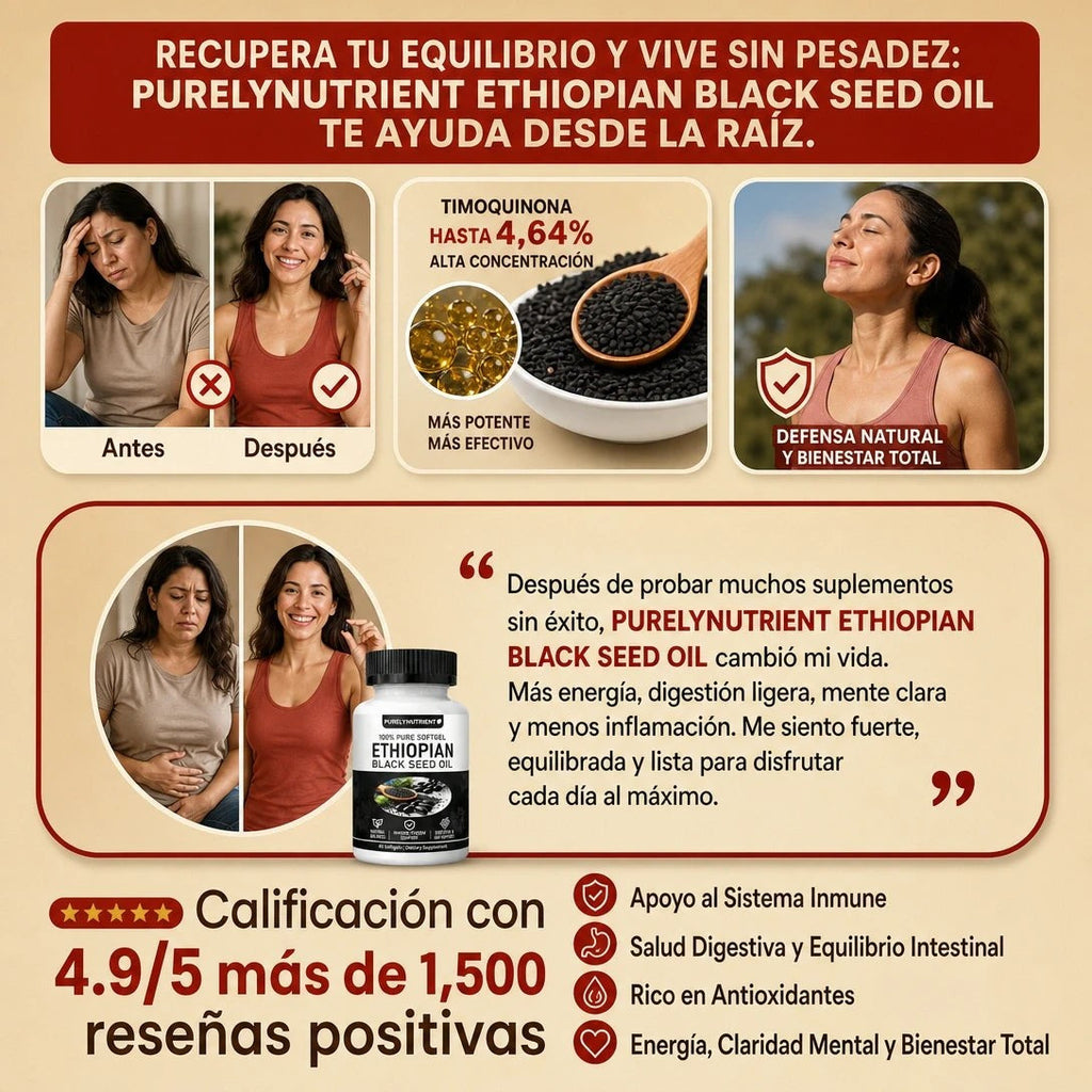 Semilla Negra Etíope en Cápsulas